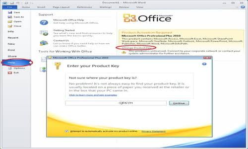 Windows Microsoft Office 2010 Product Key Generator