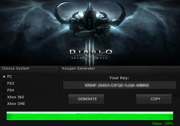 Diablo 3 reaper of souls key free